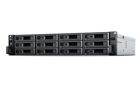  12-Bay Plus series Desktop NAS; expandable up to 24 bays with expansion unit.